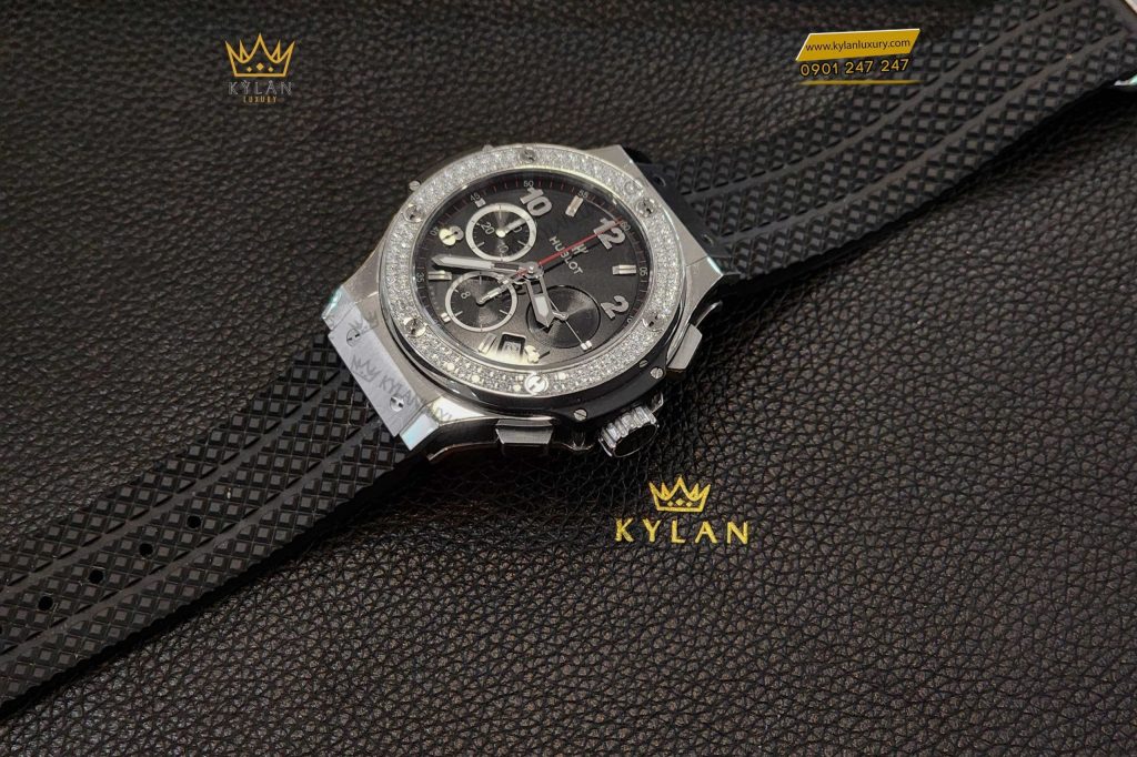 Kỳ Lân Luxury dong ho hublot big bang steel pa Đồng Hồ Hublot Big Bang Steel Diamonds 41mm 341.SX.130.RX.114