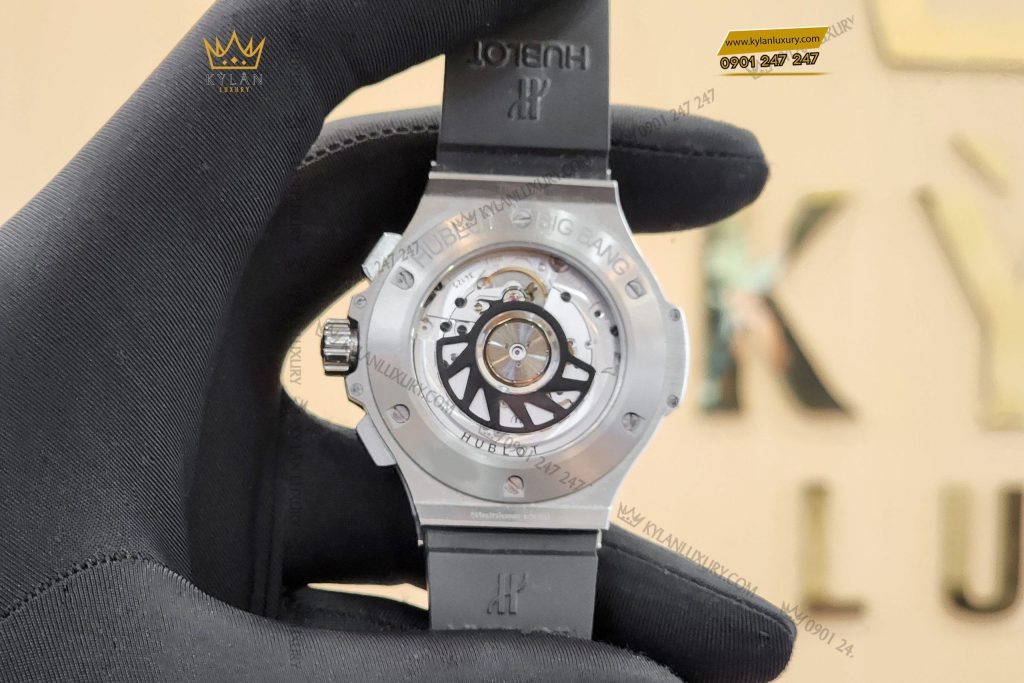 Kỳ Lân Luxury dong ho hublot big bang steel pa 4 Đồng Hồ Hublot Big Bang Steel Diamonds 41mm 341.SX.130.RX.114