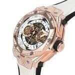 HUBLOT BIG BANG SANG BLEU II KING GOLD WHITE PAVÉ
