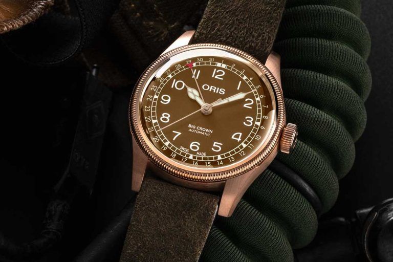 Kỳ Lân Luxury 01 oris big crown bronze Đồng hồ Oris Big Crown Bronze Pointer Date cổ điển