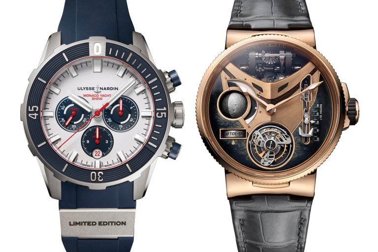 Kỳ Lân Luxury 02 un marine mega yacht Đồng hồ Ulysse Nardin's Marine Mega Yacht and Diver Chronograph Monaco Yacht Show Limited Edition