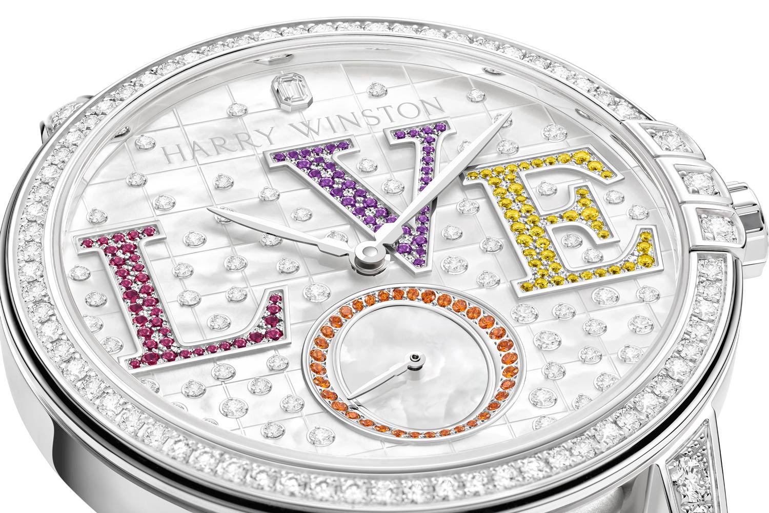 Đồng hồ Harry Winston chiếc đồng hồ tình yêu đầy màu sắc