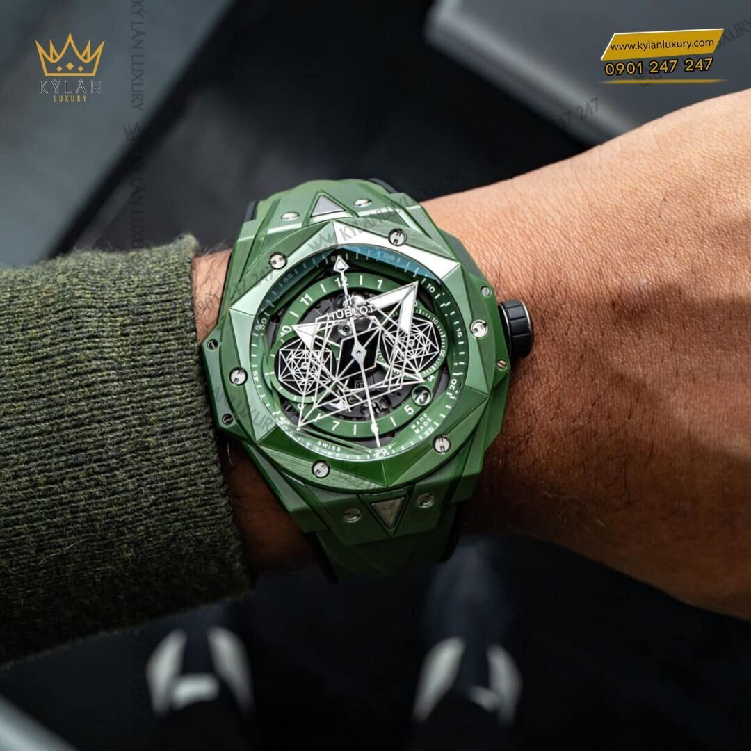 Kỳ Lân Luxury 1 580d0c74 8969 4c78 84dc edfce4aad491 1 Đồng hồ Hublot Big Bang Sang Bleu Ii Green Ceramic 45mm