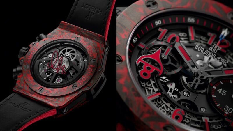 HUBLOT BIG BANG UNICO RED CARBON ALEX OVECHKIN