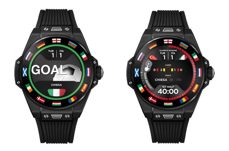 Kỳ Lân Luxury 3 34 Thương hiệu Hublot ra mắt một phiên bản đồng hồ điện tử Big Bang e UEFA Euro 2020