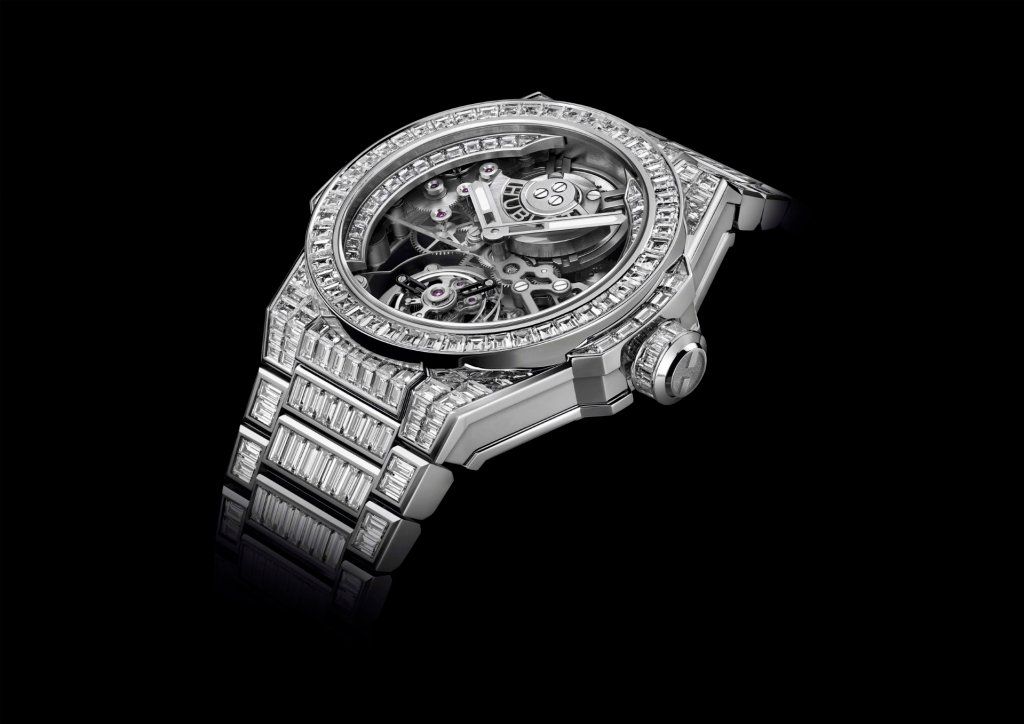 Kỳ Lân Luxury 3428e761 big bang integral high jewellery 455 wx 9000 wx 9904 pr hr b Hublot Big Bang Integral Tourbillon High Jewellery: Mãn nhãn thị giác cùng với sự hài hòa về tỷ lệ