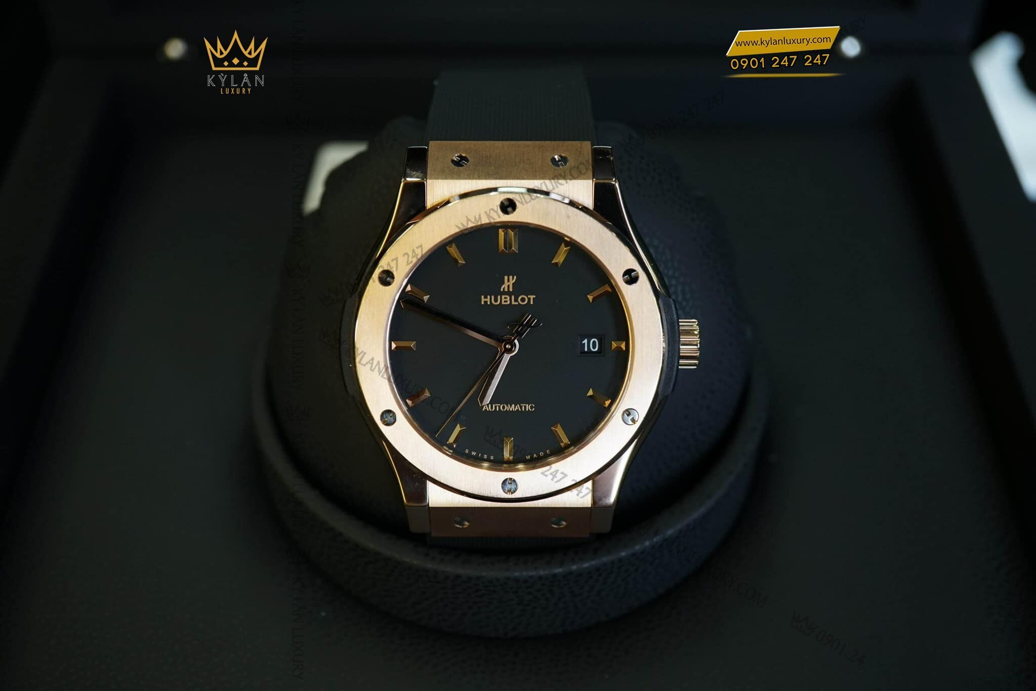 Kỳ Lân Luxury 382770483 2006795076385824 6163194627326406284 n copy 1 Đồng hồ Hublot Classic Fusion King Gold 42mm