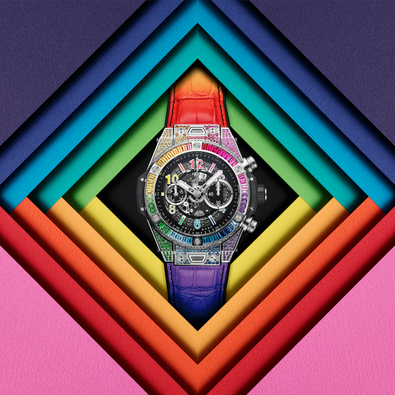 HUBLOT BIG BANG UNICO TITANIUM RAINBOW