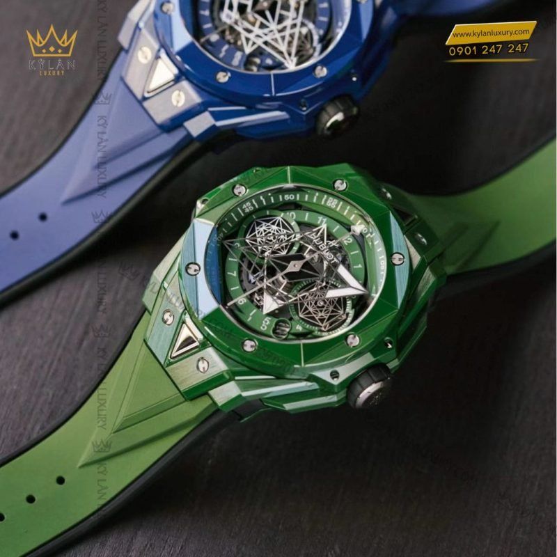 Kỳ Lân Luxury 9 63783bb4 1ae5 4d76 bf73 92836ead96ee 1 Đồng hồ Hublot Big Bang Sang Bleu Ii Green Ceramic 45mm