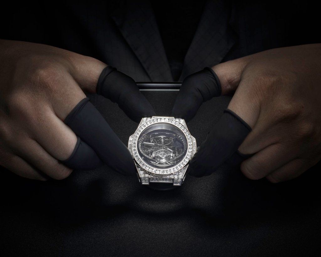 Kỳ Lân Luxury 976f4b76 455 wx 9000 wx 9904 savoir faire 2 Hublot Big Bang Integral Tourbillon High Jewellery: Mãn nhãn thị giác cùng với sự hài hòa về tỷ lệ