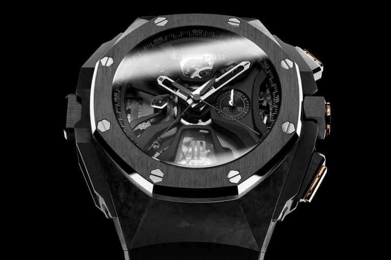 Kỳ Lân Luxury audemars piguet royal oak concept laptimer michael schumacher kylanluxury Sự đột phá và cải tiến trong lịch sử đồng hồ bấm giờ