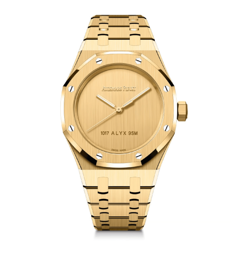 Kỳ Lân Luxury audemars piguet x 1017 alyx 9sm royal oak 37mm bang vang vang 1 Đồng hồ Audemars Piguet x 1017 ALYX 9SM Royal Oak Offshore Chronograph
