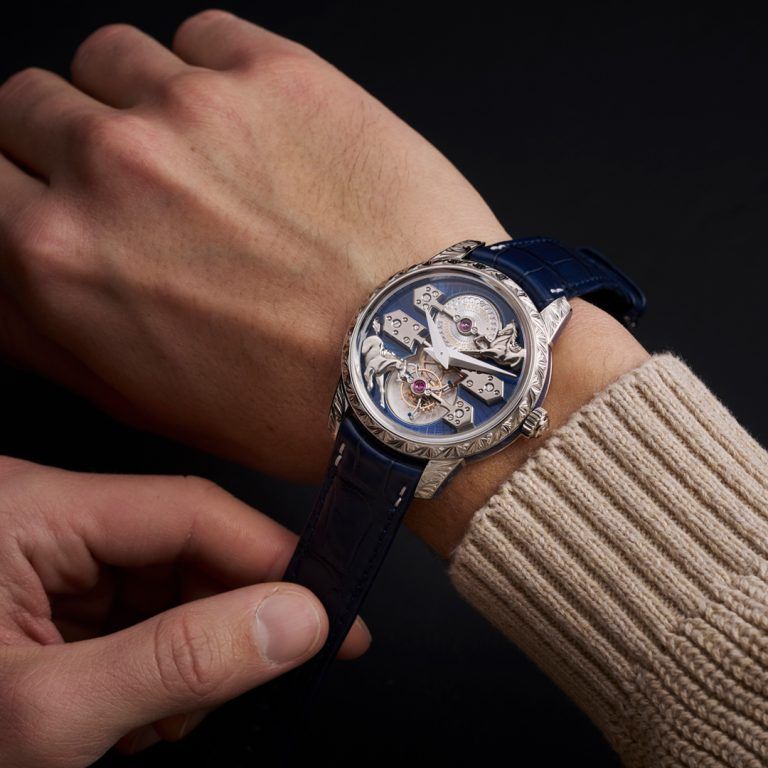 Kỳ Lân Luxury b2076a42c0dbb7fb9a71c68a2ce43af0 Đồng hồ La Esmeralda Tourbillon “A Secret” Eternity Edition