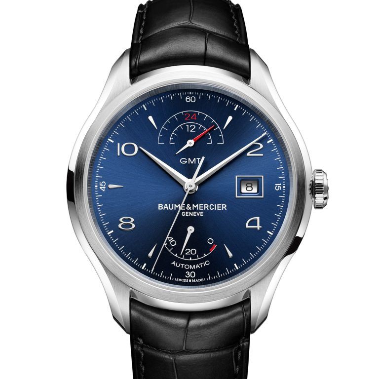 Kỳ Lân Luxury baume et mercier clifton 10316 front 1409984 Đồng hồ Clifton GMT Power Reserve và Moonphase