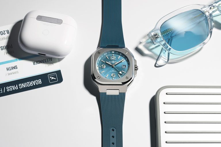Kỳ Lân Luxury bell ross br05 gmt sky blue 2 Đồng hồ Bell & Ross BR 05 GMT Xanh da trời 2023