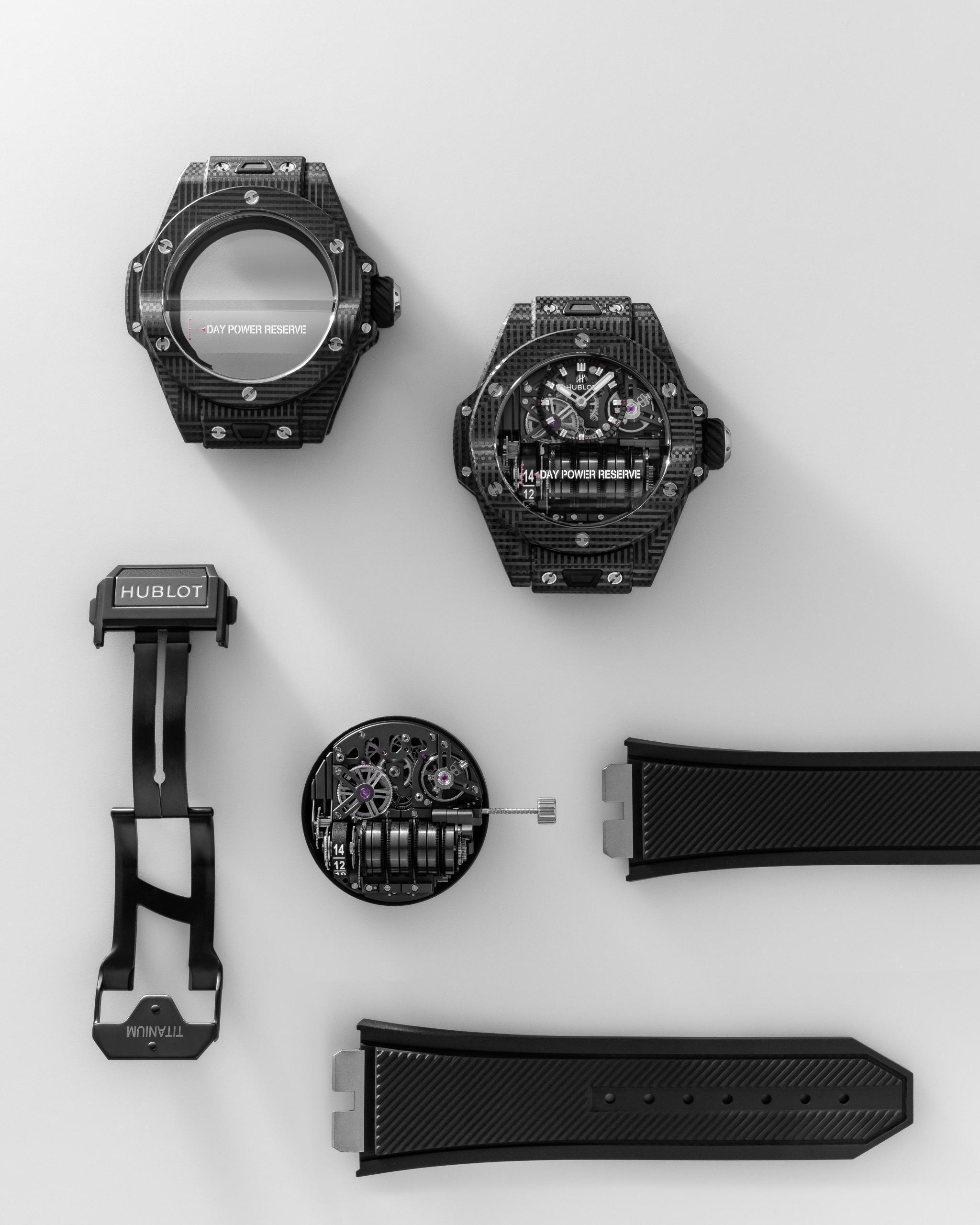 Đồng hồ Hublot Big Bang MP-11 Power Reserve 14 Days 3D Carbon 
