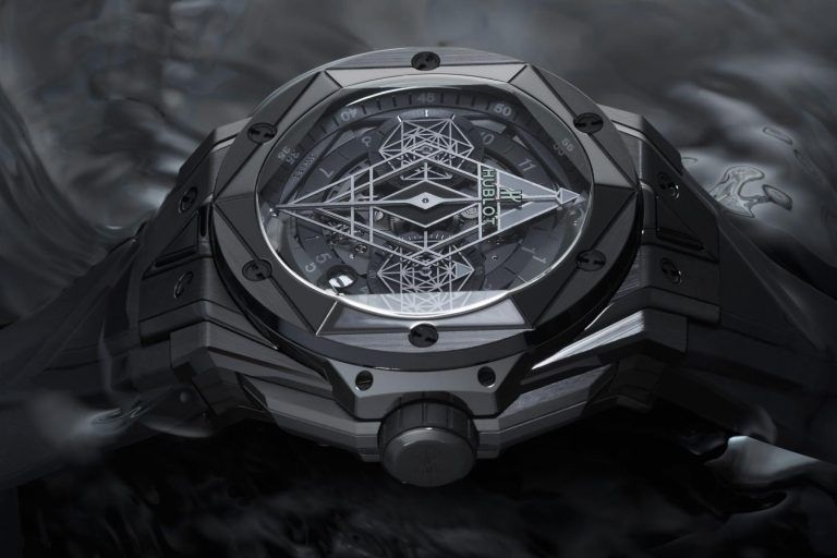 Kỳ Lân Luxury big bang sang bleu ii all black 45 mm lf1 Top các dòng đồng hồ màu đen ấn tượng nhất trong năm 2021