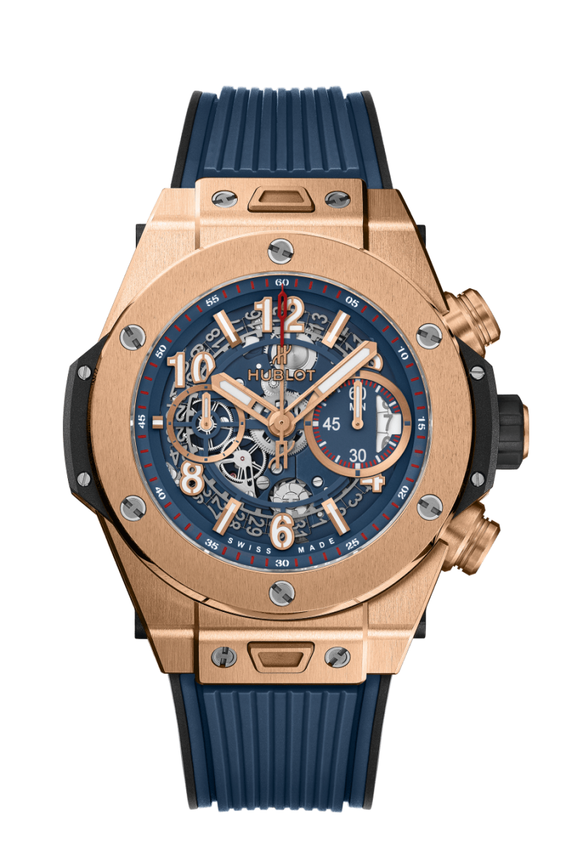 HUBLOT BIG BANG UNICO KING GOLD BLUE