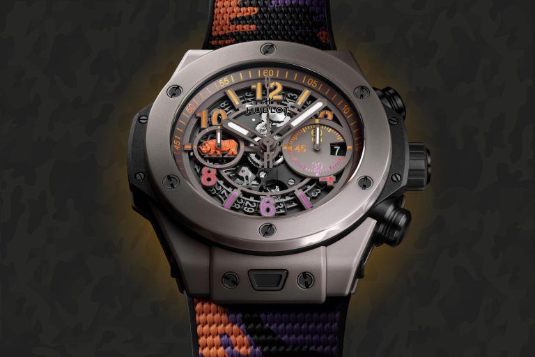 Kỳ Lân Luxury big bang unico sorai 44 mm ad shot 2 Đồng hồ Hublot Bing Bang Unico Sorai 44mm