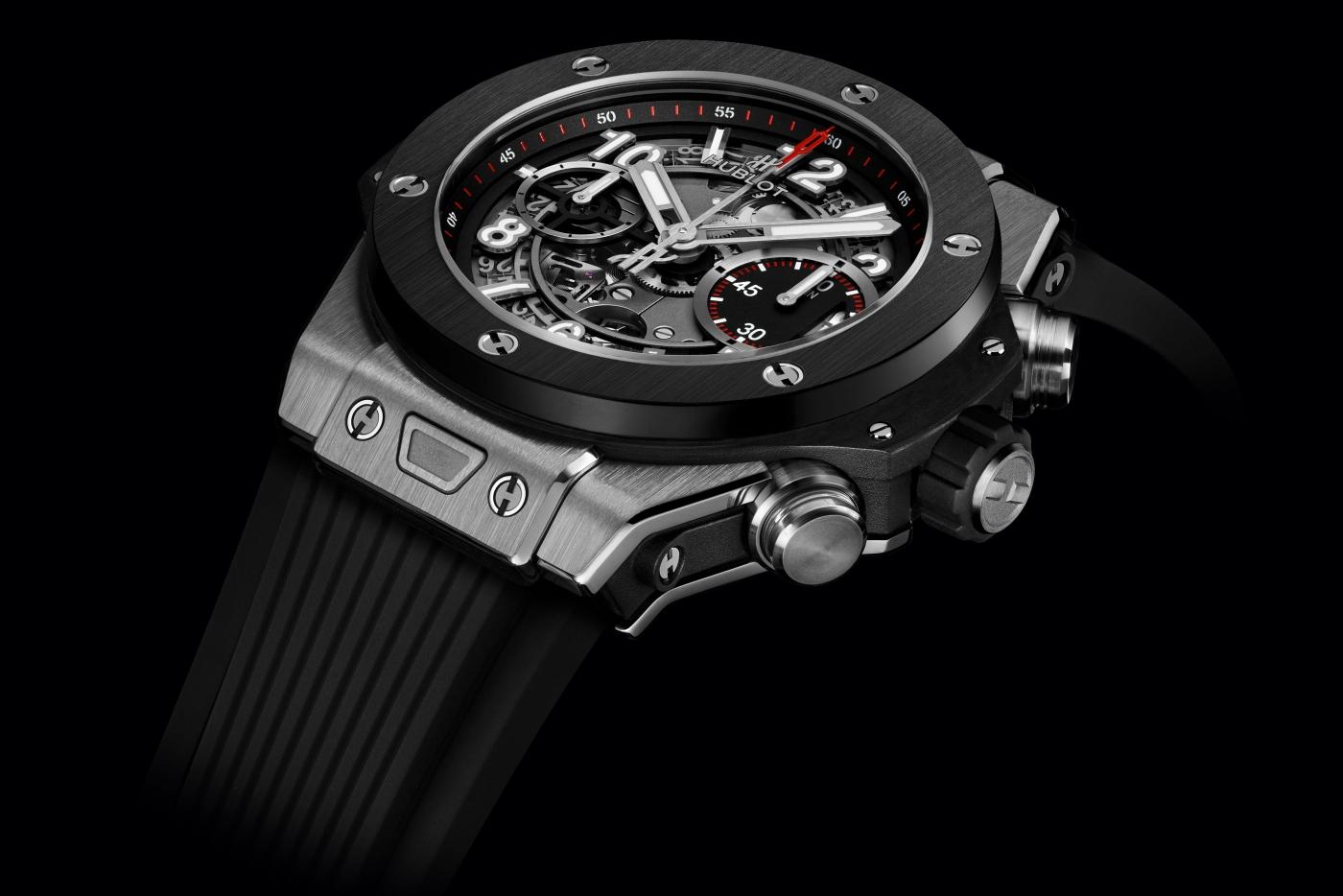 Kỳ Lân Luxury big bang unico titanium ceramic 42 mm 441 nm 1170 rx main view HUBLOT BIG BANG UNICO TITANIUM CERAMIC