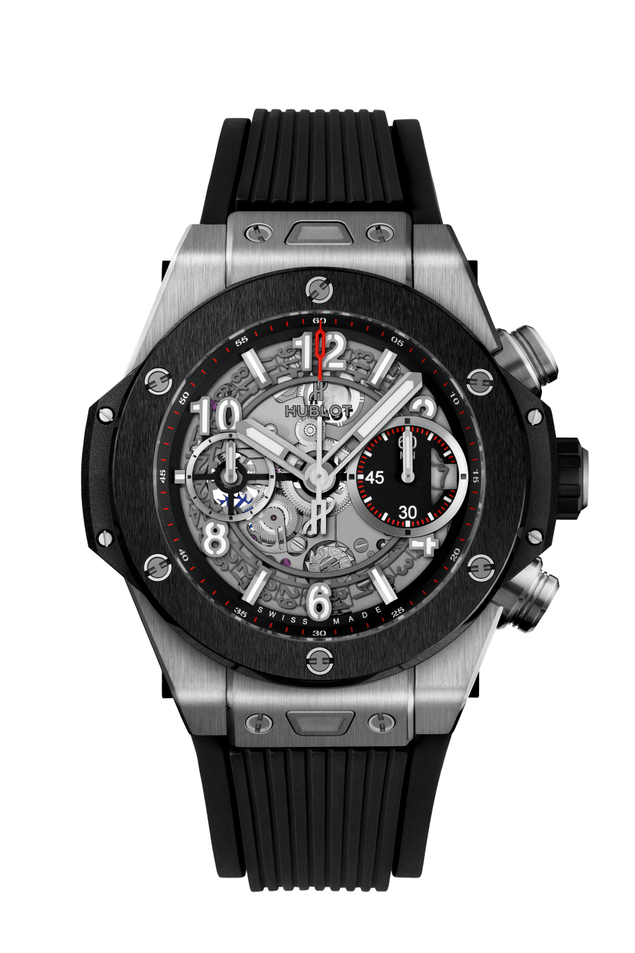 Kỳ Lân Luxury big bang unico titanium ceramic 42 mm soldier shot HUBLOT BIG BANG UNICO TITANIUM CERAMIC