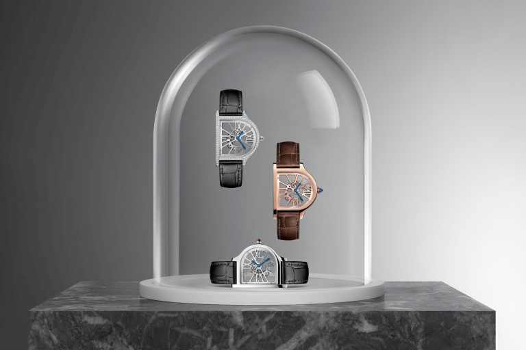 Kỳ Lân Luxury bo suu tap dong ho cloche de cartier prive skeleton 2021 Top 6 đồng hồ gây ấn tượng nhất trong sự kiện Watches and Wonders 2021