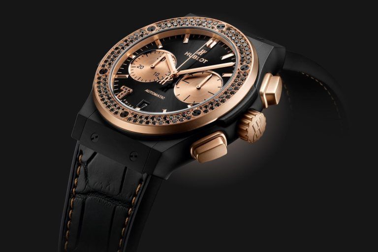 Kỳ Lân Luxury classic fusion chronograph boutique diamonds pr 1 Hublot khắc họa đầy tinh tế sự sôi nổi của Las Vegas với các sản phẩm mới của dòng Classic Fusion