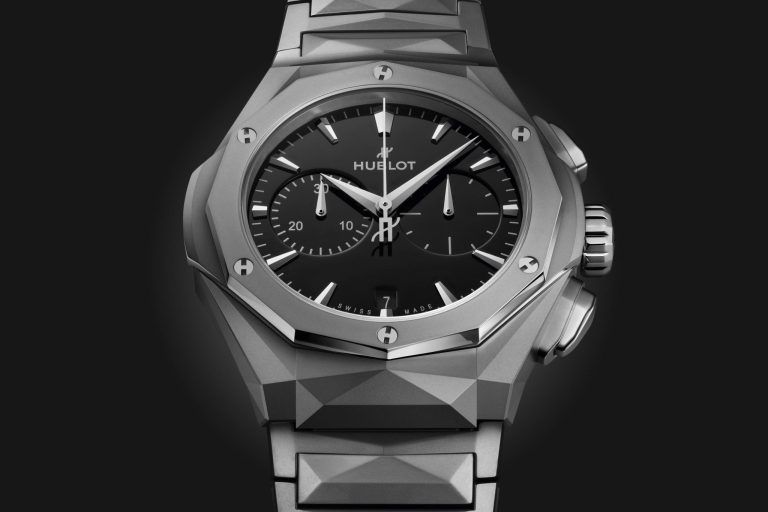 Kỳ Lân Luxury classic fusion chronograph orlinski full titanium 41mm ky lan 1 Đồng hồ Hublot Classic Fusion Chronograph Orlinski Full Titanium 41mm
