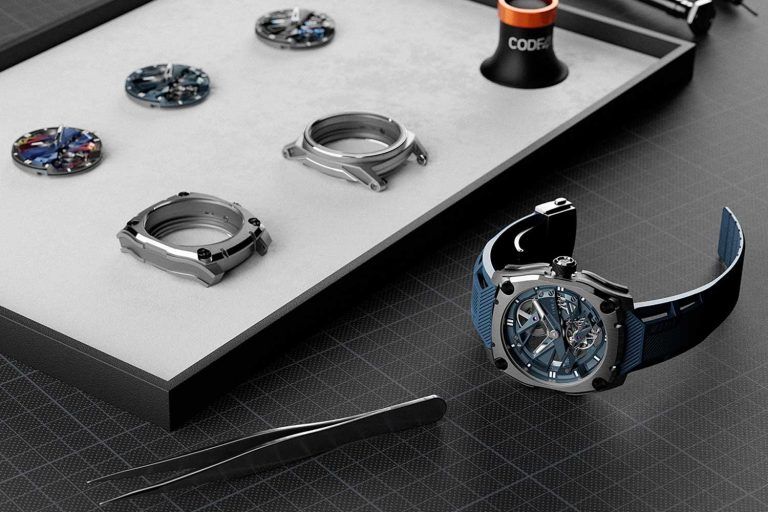 Kỳ Lân Luxury code41 t360 tourbillon 1 Đồng hồ Tourbillon CODE41 T360
