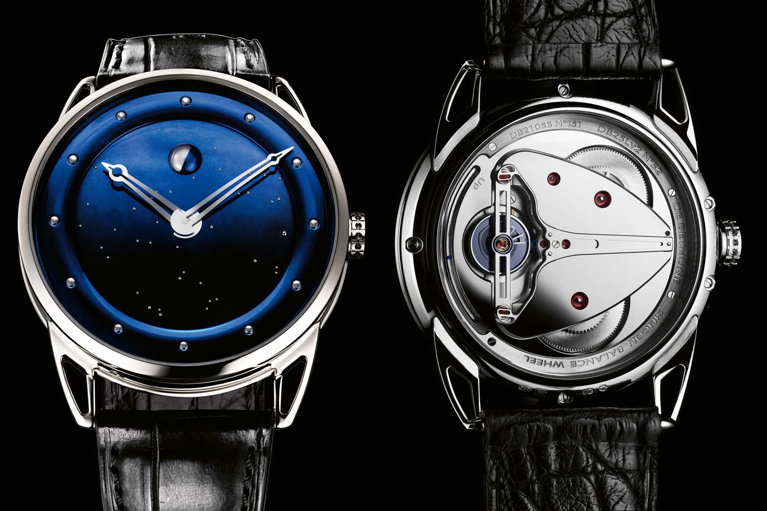 Kỳ Lân Luxury db25 starry sky Đồng hồ De Bethune DB25 Perpetual Calendar 40mm