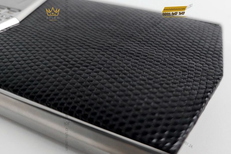 Kỳ Lân Luxury dien thoai vertu aster p da ky da mau den 2 1 Điện thoại Vertu Aster P da kỳ đà màu đen