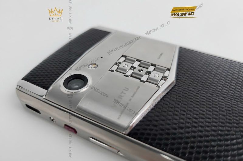 Kỳ Lân Luxury dien thoai vertu aster p da ky da mau den 8 1 Điện thoại Vertu Aster P da kỳ đà màu đen