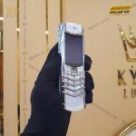 Kỳ Lân Luxury dien thoai vertu signature s white mother of pearl alligator 1 2 1 Điện thoại Vertu Signature S White Mother Of Pearl Alligator