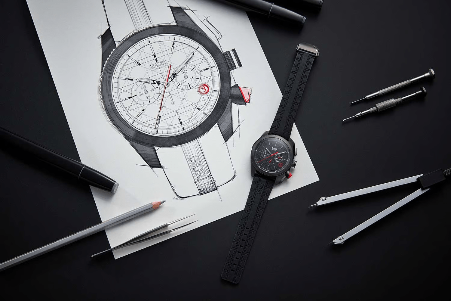 Kỳ Lân Luxury dior chiffre rouge dior chiffre rouge5 Đồng hồ Chiffre Rouge của Dior