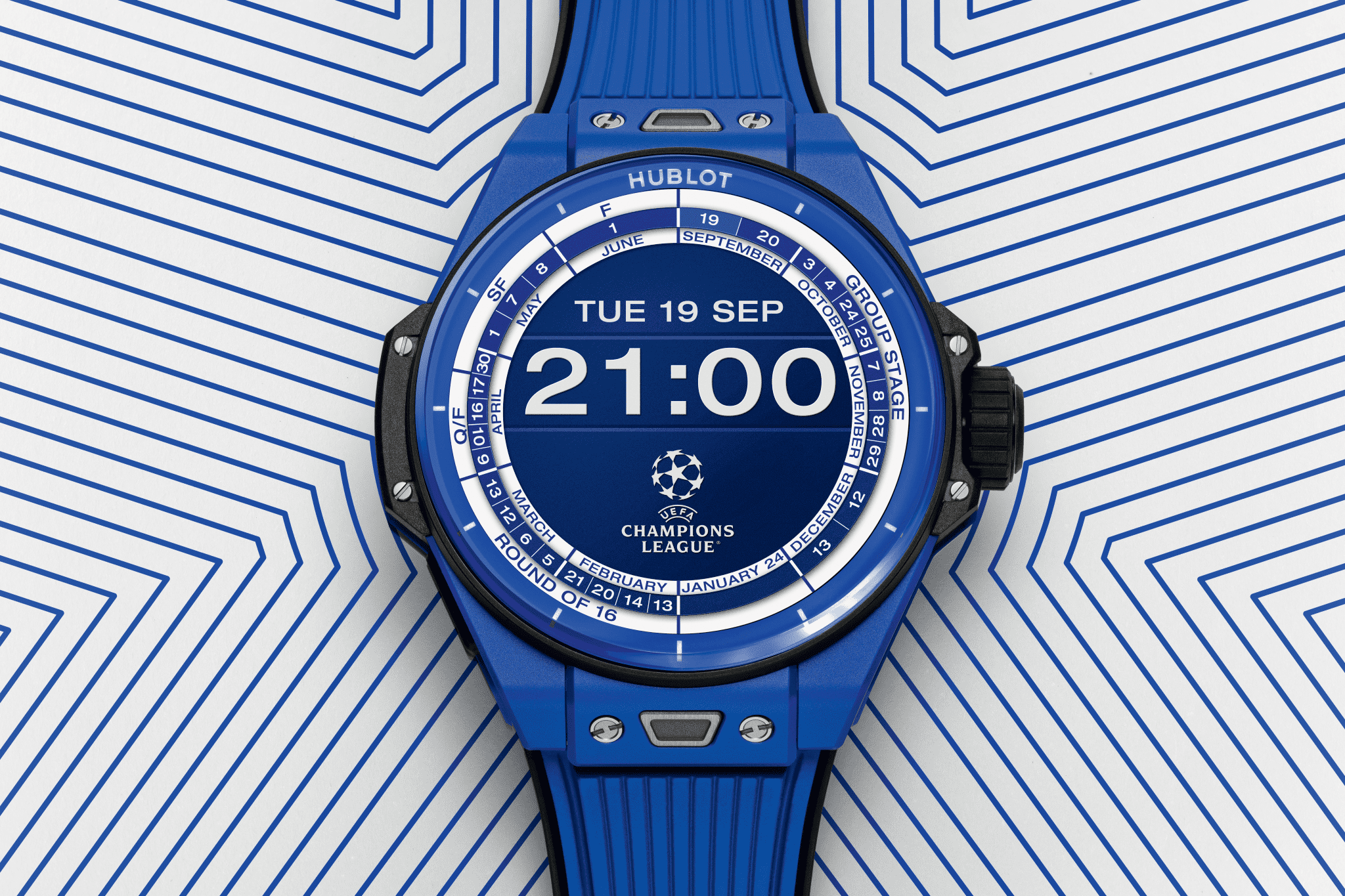 Kỳ Lân Luxury do ng ho big bang e gen3 uefa champions league 44mm1 min Đồng hồ Big Bang E Gen3 UEFA Champions League 44mm