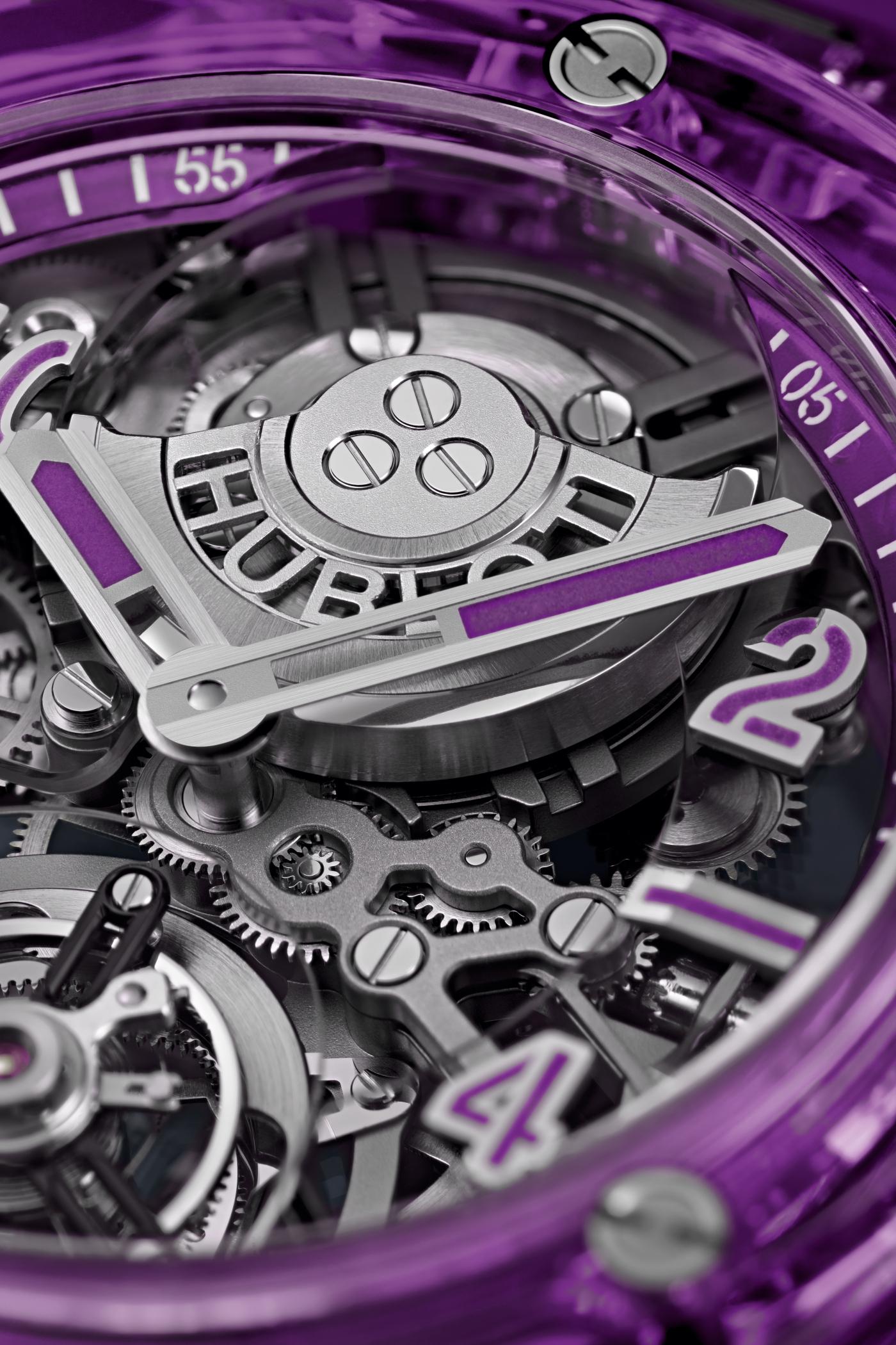 Đồng hồ Big Bang Tourbillon Automatic Purple Sapphire 44mm