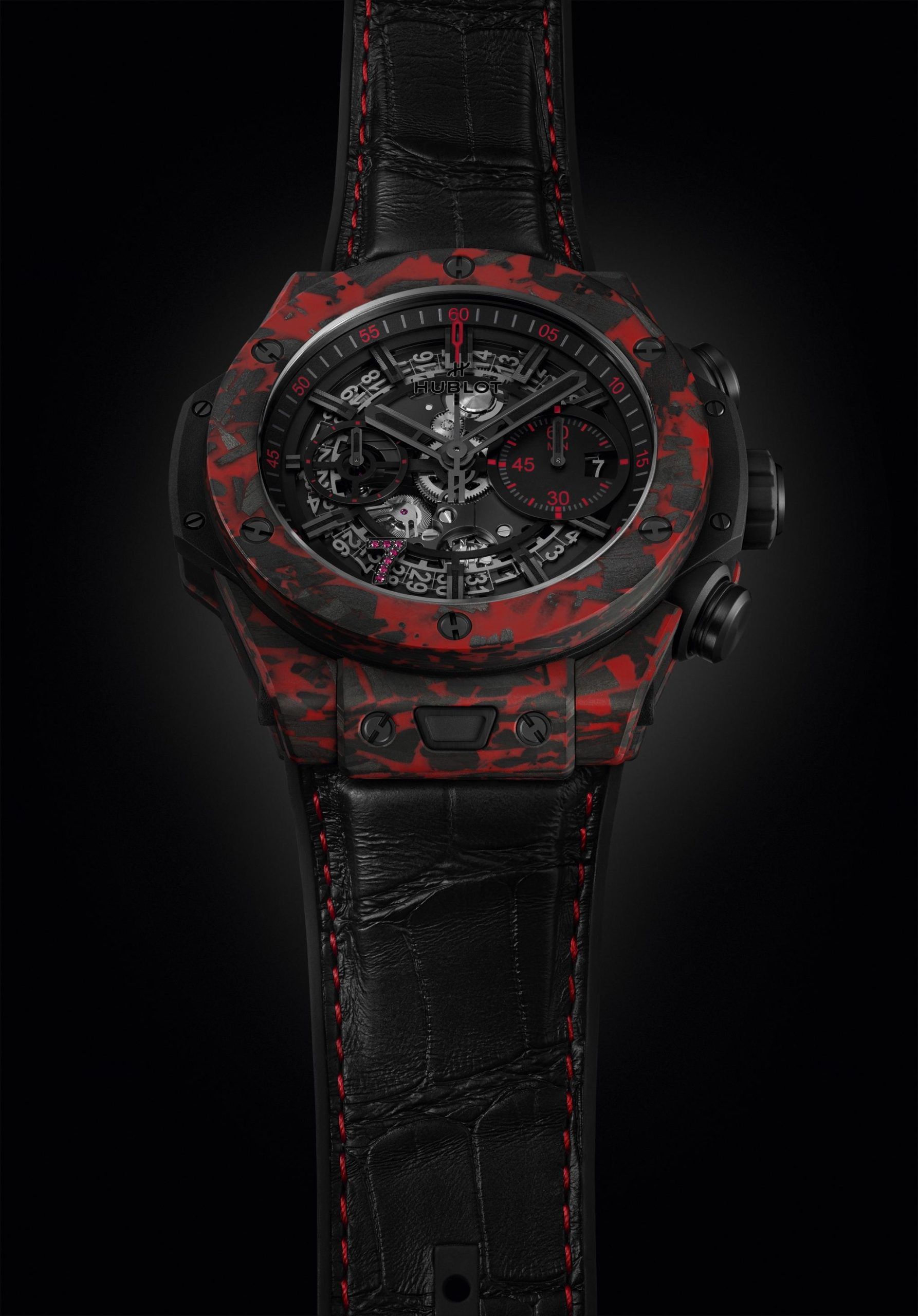 Đồng hồ Big Bang Unico Red Carbon Las Vegas Boutique 44mm 