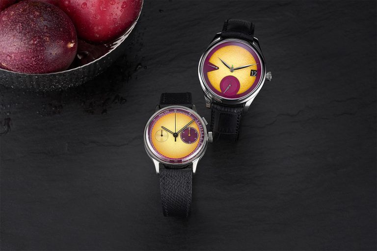 Kỳ Lân Luxury do ng ho h moser cie va studio underd0g6 Đồng hồ H. Moser & Cie. Studio Underd0g 03SERIES Passi0n Fruit