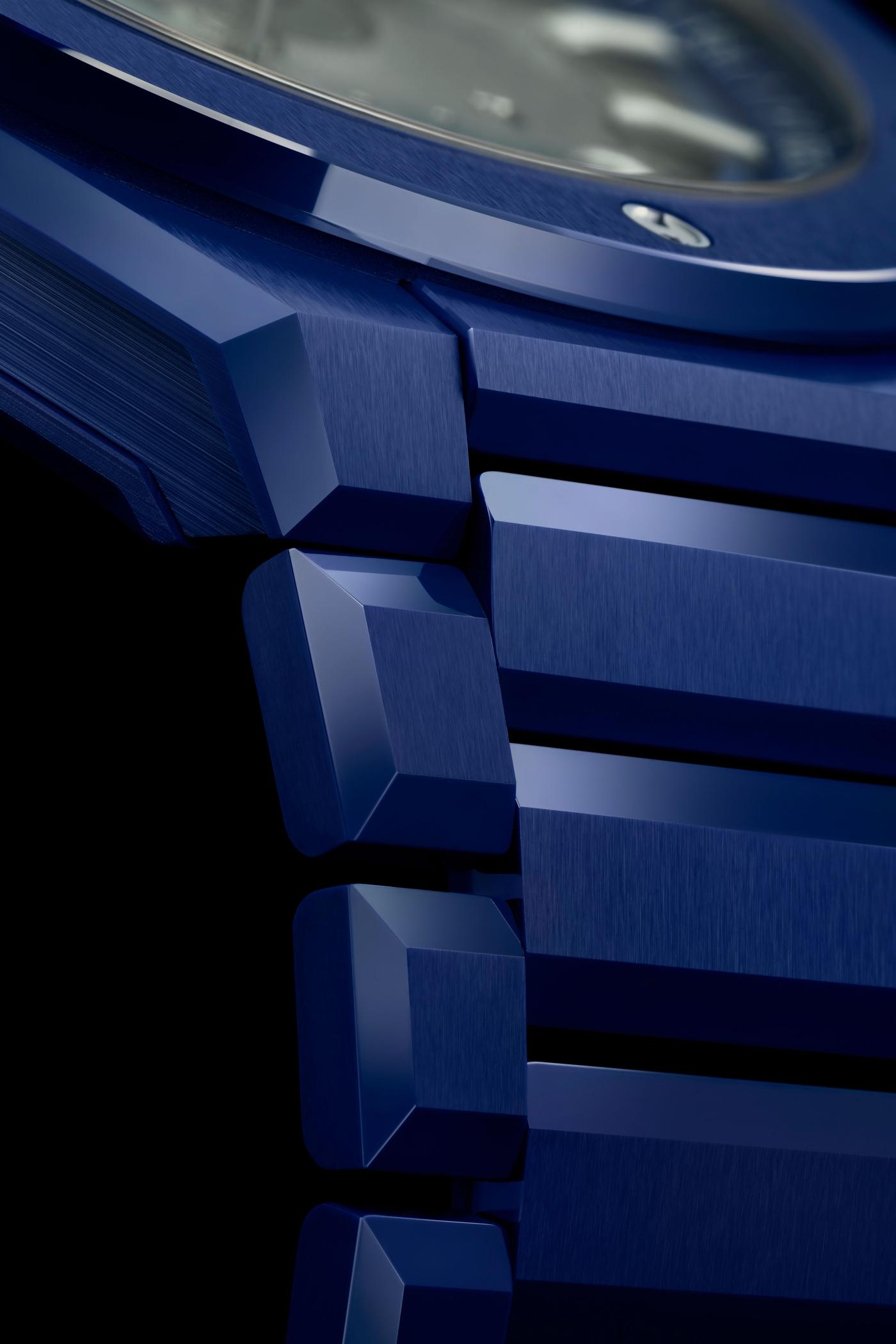 Time Only Blue Indigo Ceramic