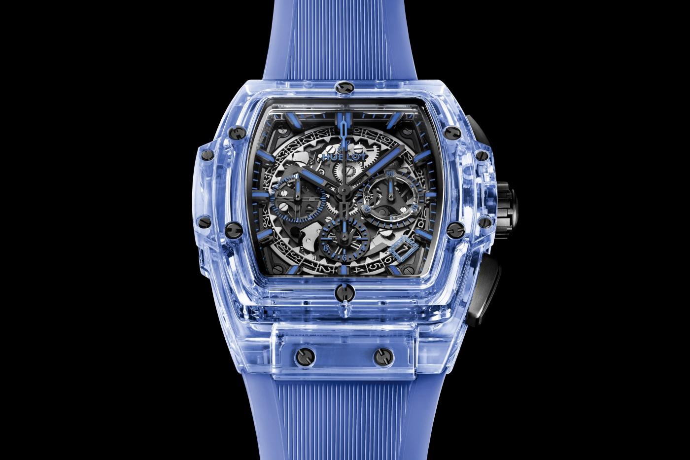 Đồng hồ Hublot Spirit of Big Bang Blue Sapphire của đại dương xanh