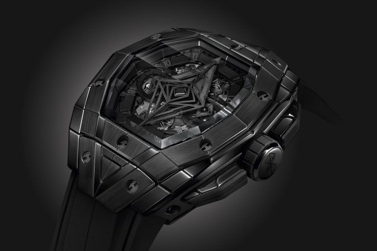 Kỳ Lân Luxury do ng ho hublot spirit of big bang sang bleu all black4 jpeg Đồng hồ Hublot Spirit Of Big Bang Sang Bleu All Black