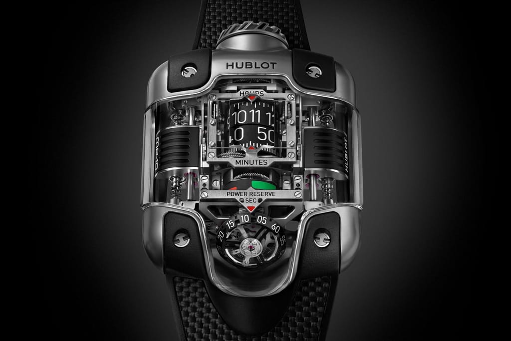 Kỳ Lân Luxury do ng ho hublot tourbillon mp 10 titanium3 Đồng hồ Hublot Tourbillon MP-10 Titanium