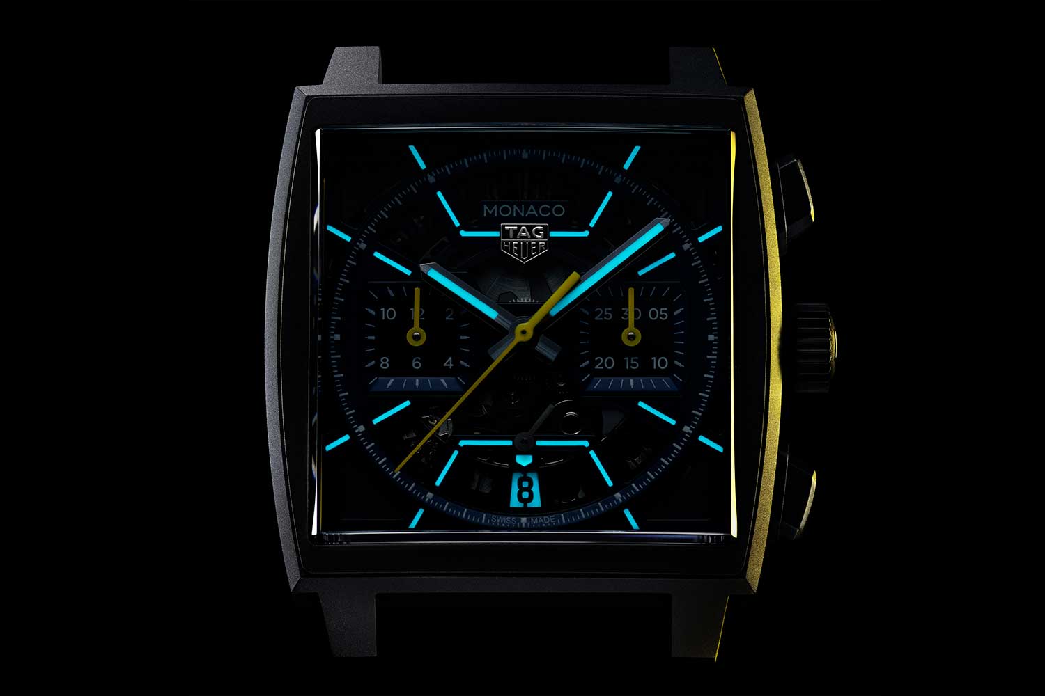 Đồng hồ vuông TAG Heuer Monaco Skeleton Specs