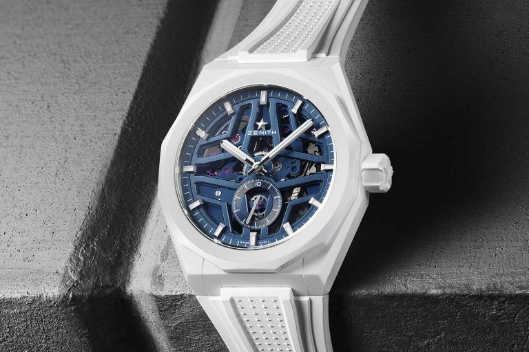 Kỳ Lân Luxury do ng ho zenith defy skyline white ceramic skeleton1 Đồng hồ Zenith Defy Skyline White Ceramic Skeleton