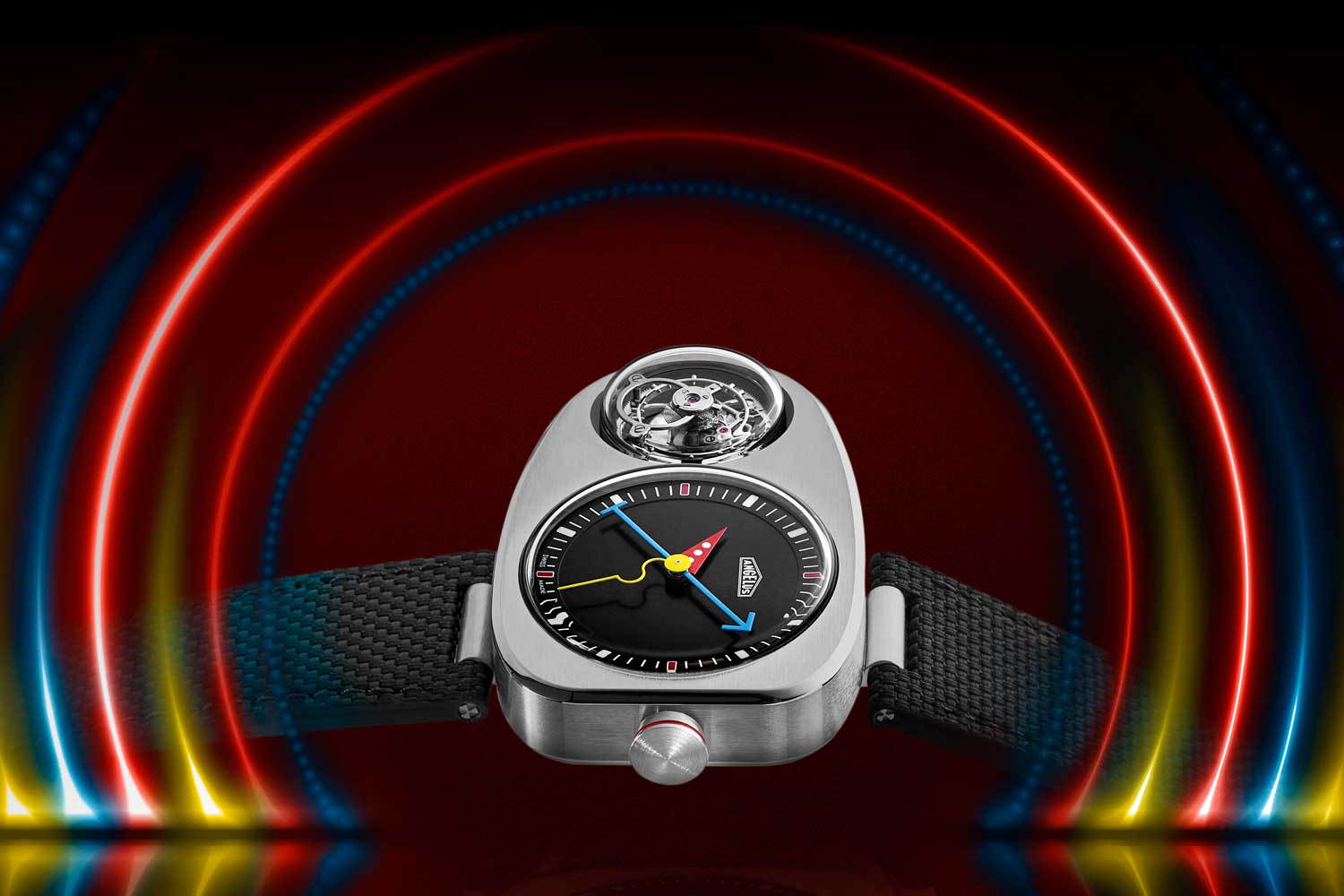 Kỳ Lân Luxury dong ho angelus x alain silberstein u11 streamline tourbillon 3 Đồng hồ Angelus x Alain Silberstein U11 Streamline Tourbillon