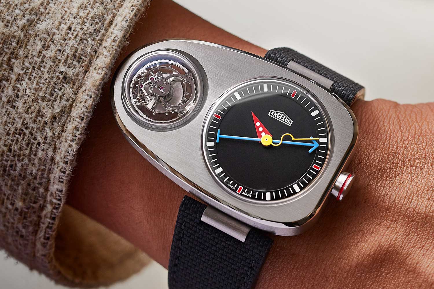 Đồng hồ Angelus x Alain Silberstein U11 Streamline Tourbillon