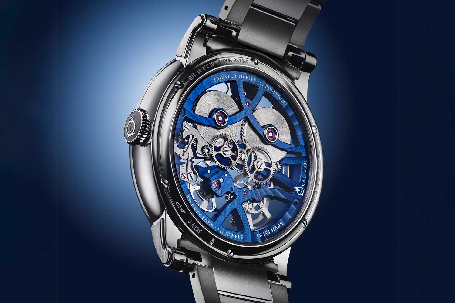 Đồng hồ Arnold & Son Nebula 41.5 Thép