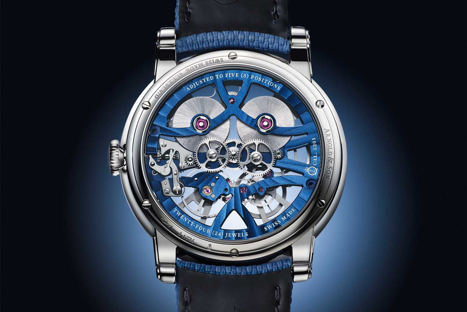Đồng hồ Arnold & Son Nebula 41.5 Thép