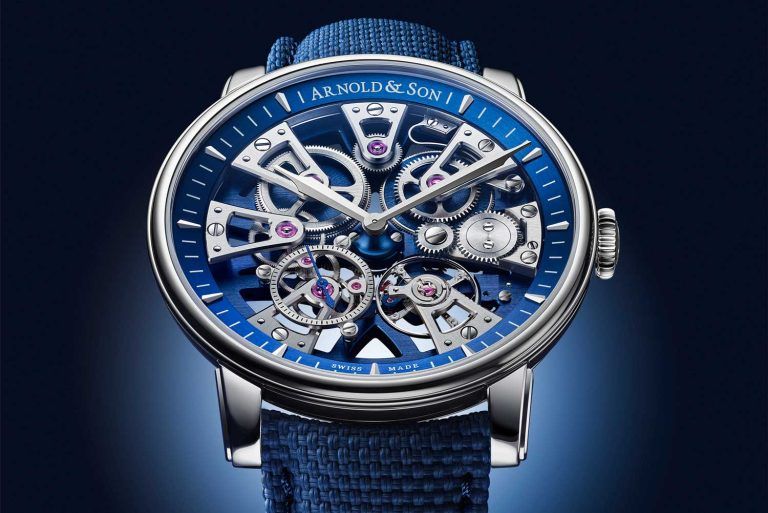 Kỳ Lân Luxury dong ho arnold son nebula 41 5 thep 5 Đồng hồ Arnold & Son Nebula 41.5 Thép