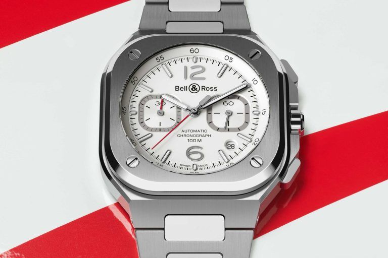 Kỳ Lân Luxury dong ho bell ross br 05 chrono white hawk 1 Đồng hồ Bell & Ross BR 05 Chrono White Hawk